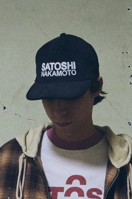 Satoshi Nakamoto Chainstitch Logo Hat 