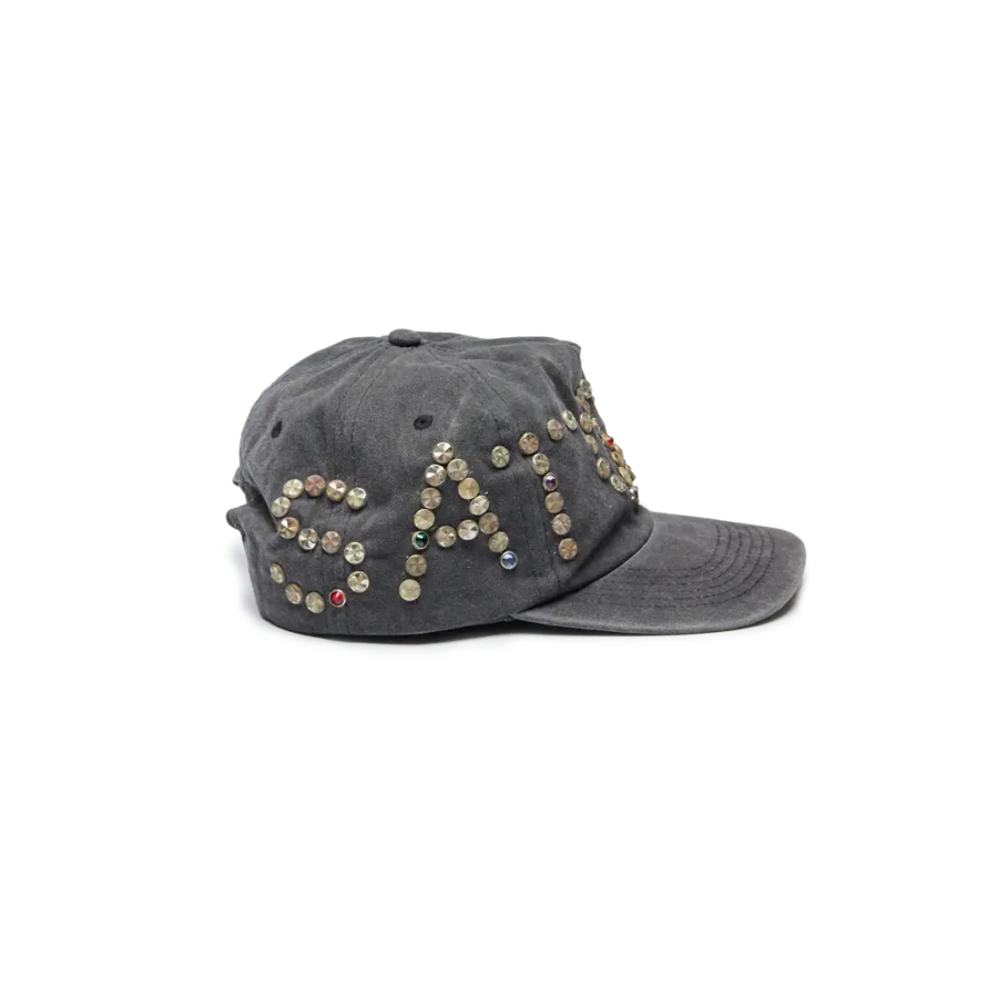 Satoshi Nakamoto Studded Wrap Around Hat - Image 3